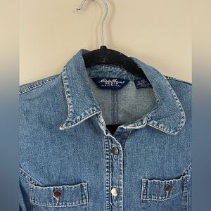 Eddie Bauer Denim Dress - Light Blue